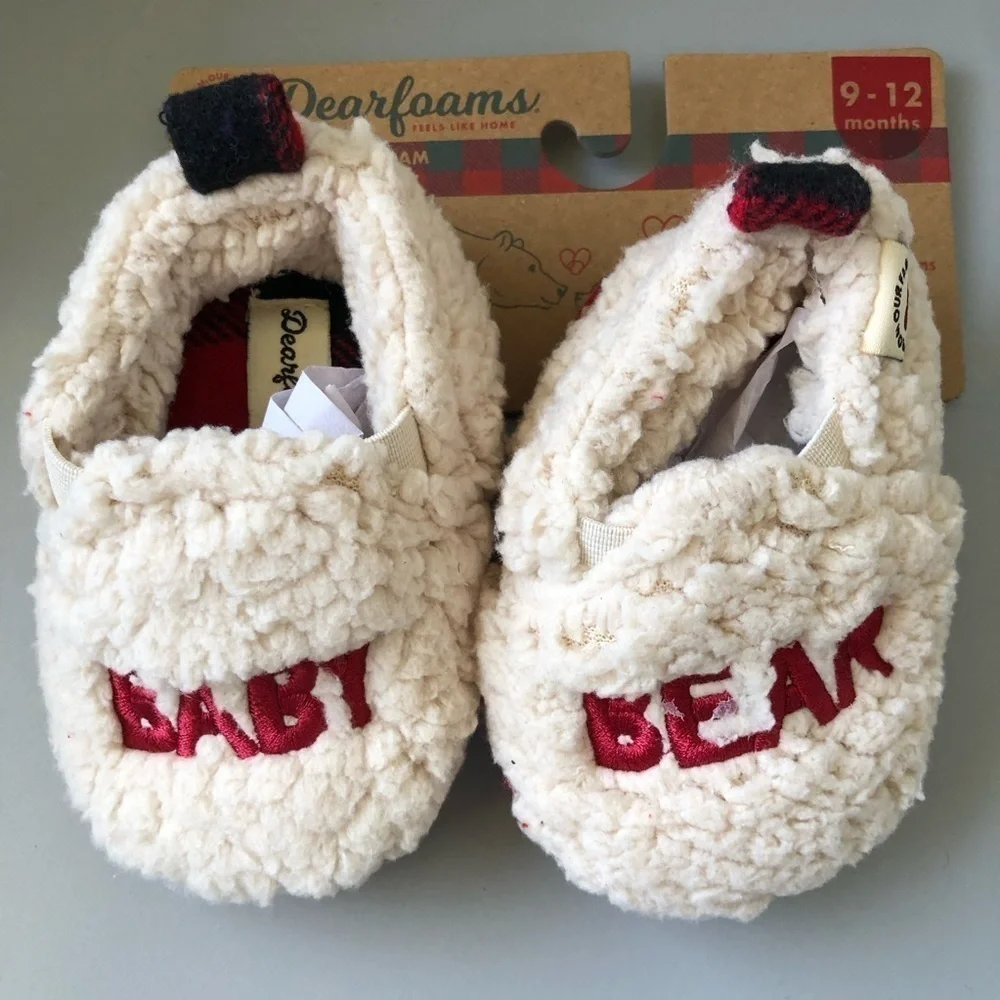 Baby Bear Slippers 9 - 12 Months